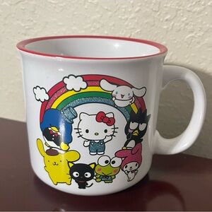 Sanrio White Mug with Black Accents